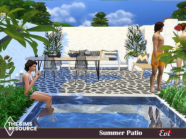 Summer patio by evi from TSR