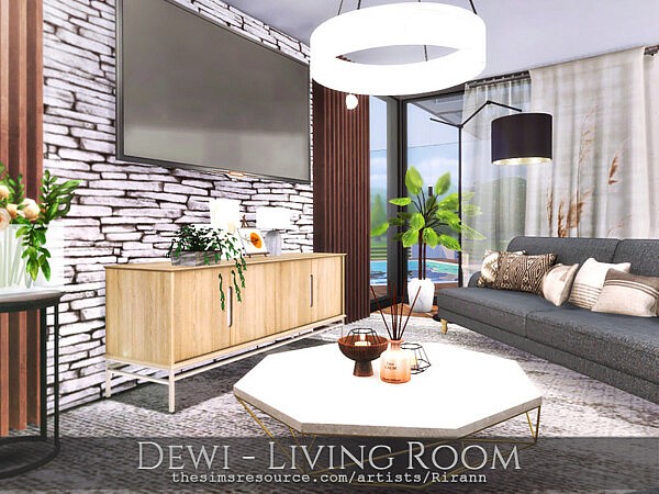 Dewi   Living Room by Rirann from TSR