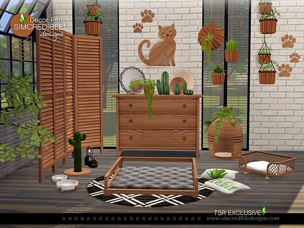 Naturalis Pets decor by SIMcredible! from TSR