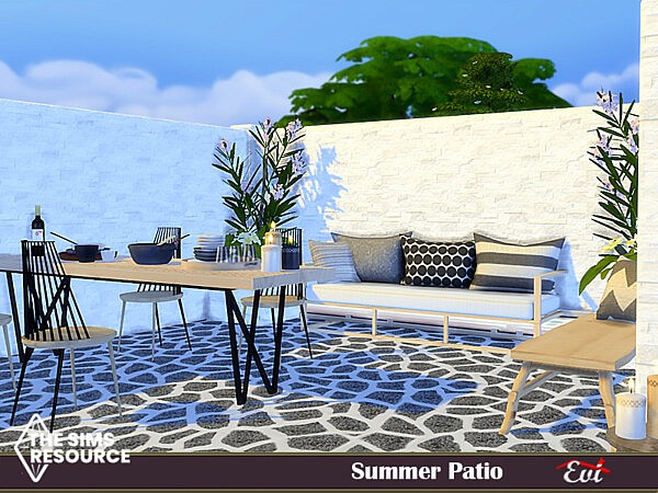 Summer patio by evi from TSR