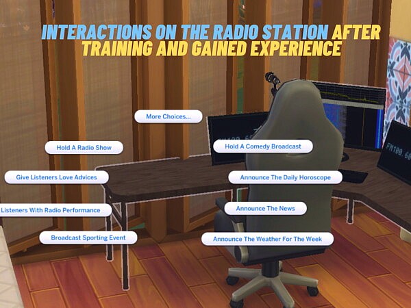 Radio Host Hobby by MiraiMayonaka from Mod The Sims