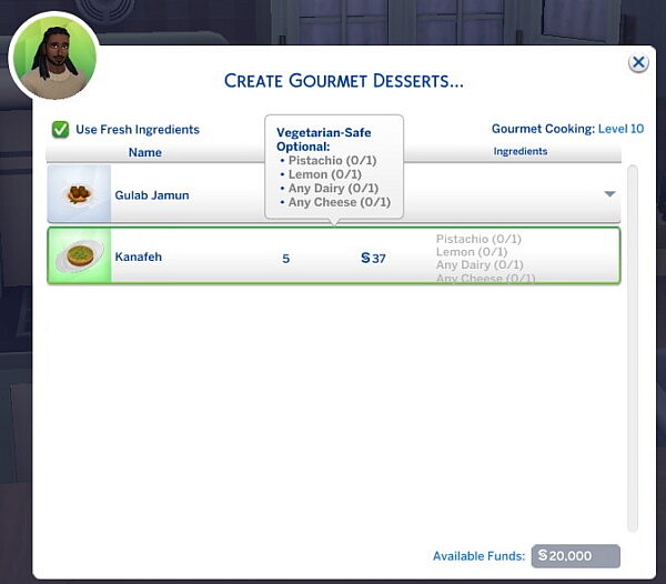 Kanafeh   New Custom Recipe by RobinKLocksley from Mod The Sims