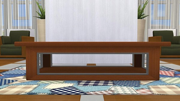 Modern Center Coffee Table by AdonisPluto from Mod The Sims