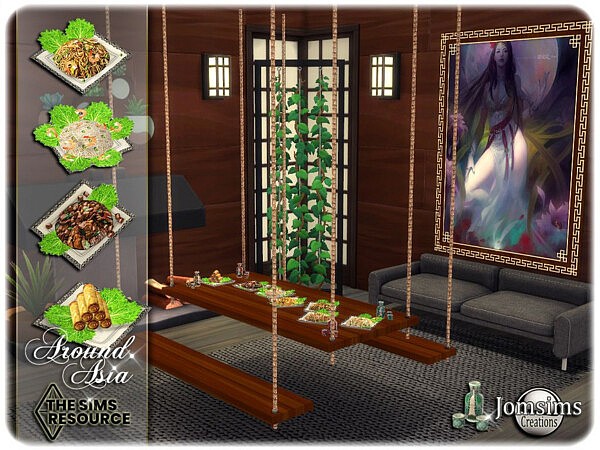 Around Asia Dining room by jomsims from TSR