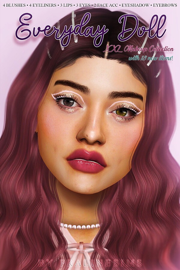 Doll Makeup Collection from Praline Sims