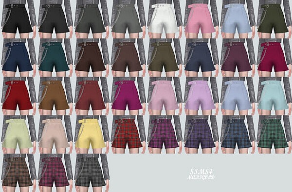 23 Chain Belt Hot Pants from SIMS4 Marigold