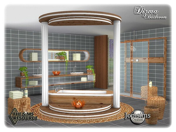 Dizma bathroom by jomsims from TSR