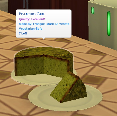 Pistachio Cake   New Custom Recipe by RobinKLocksley from Mod The Sims