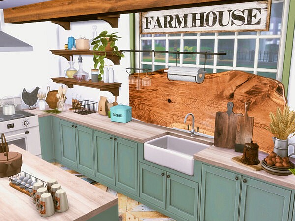Farmhouse kitchen by GenkaiHaretsu from TSR