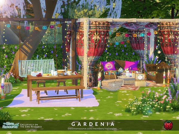 Gardenia picnic by melapples from TSR