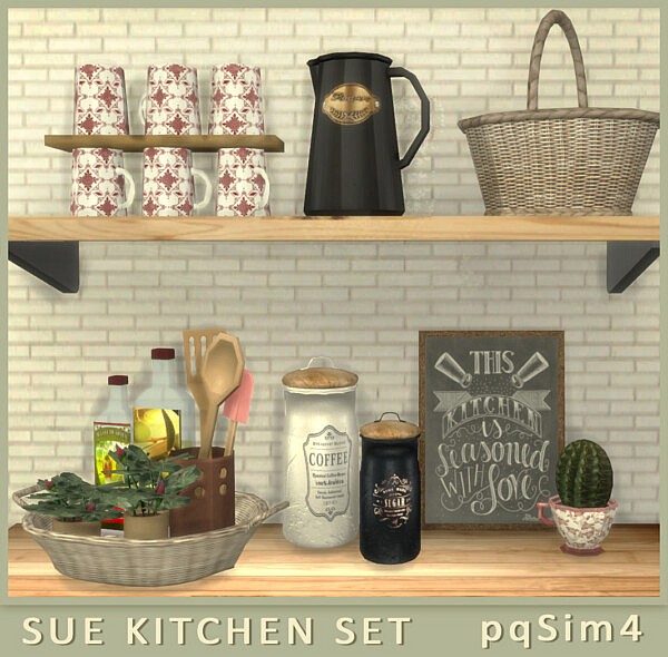 Kitchen decor Sue from PQSims4