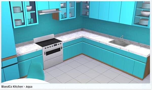 Blando Counters and Cabinets from Sims 4 Sue