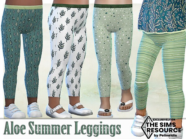 Aloe Summer Leggings by Pelineldis from TSR