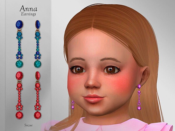 Anna Earrings TG by Suzue from TSR