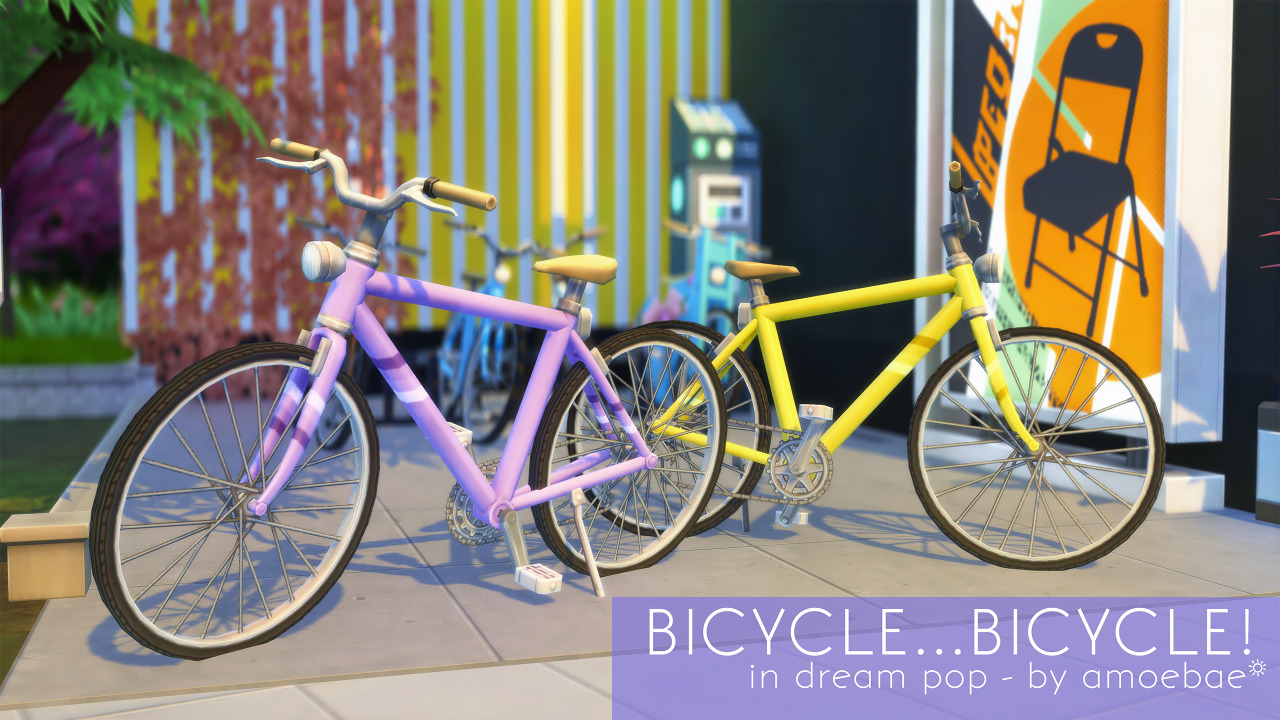 Bicycle from Picture Amoebae • Sims 4 Downloads