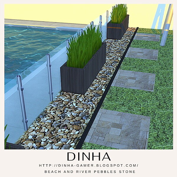 Beach and River Pebbles Stone from Dinha Gamer