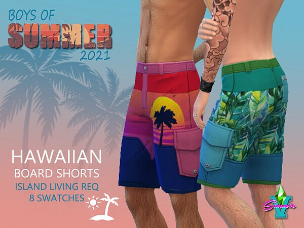 BoS Hawaiian Board Shorts by SimmieV from TSR