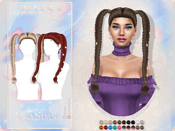 Bossy Hair by JavaSims from TSR