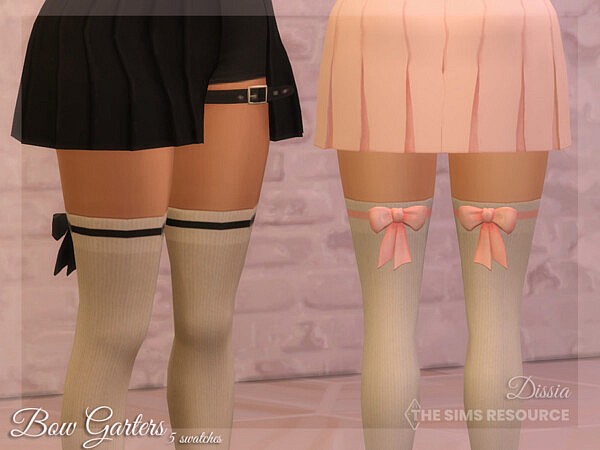 Bow Garters by Dissia from TSR
