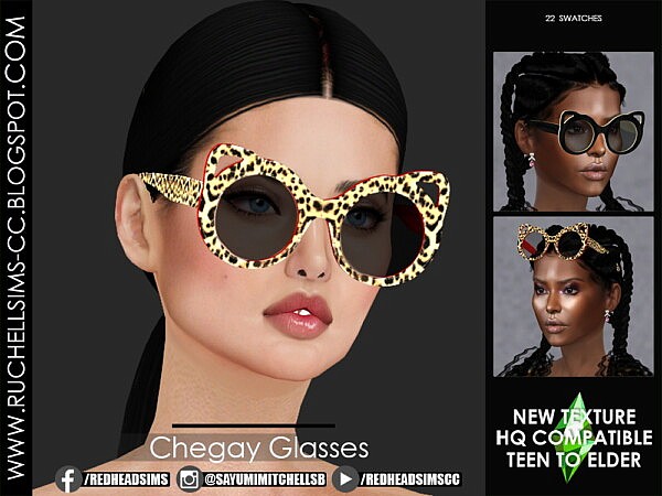 Cheagay Glassessk from Red Head Sims