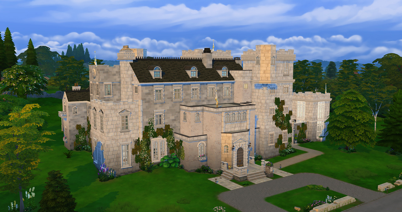 Château de l'Ormyeu from Simsontherope • Sims 4 Downloads