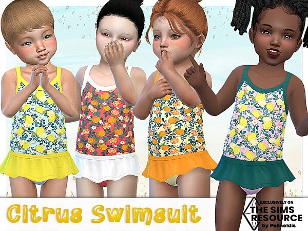 Citrus Swimsuit  by Pelineldis from TSR
