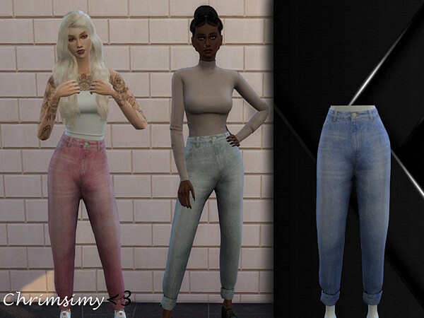 Cuffed Jeans by chrimsimy from TSR