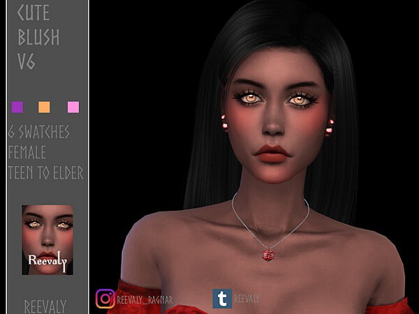 Cute Blush V6 by Reevaly from TSR