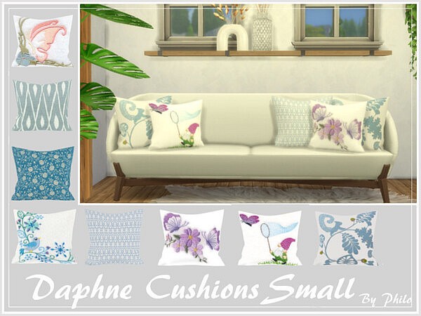 Daphne Cushions Small by philo from TSR