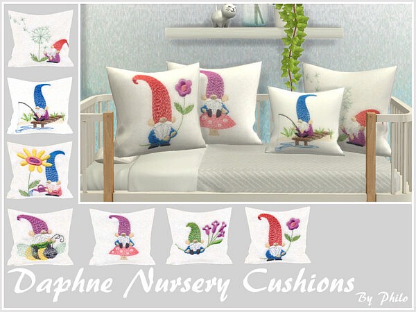 Daphne Nursery Cushions by philo from TSR