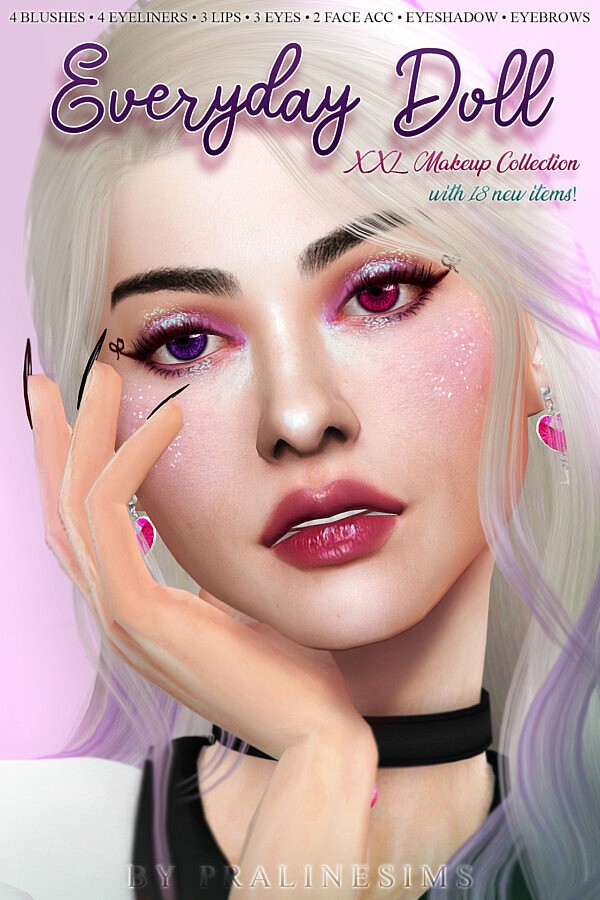 Doll Makeup Collection from Praline Sims