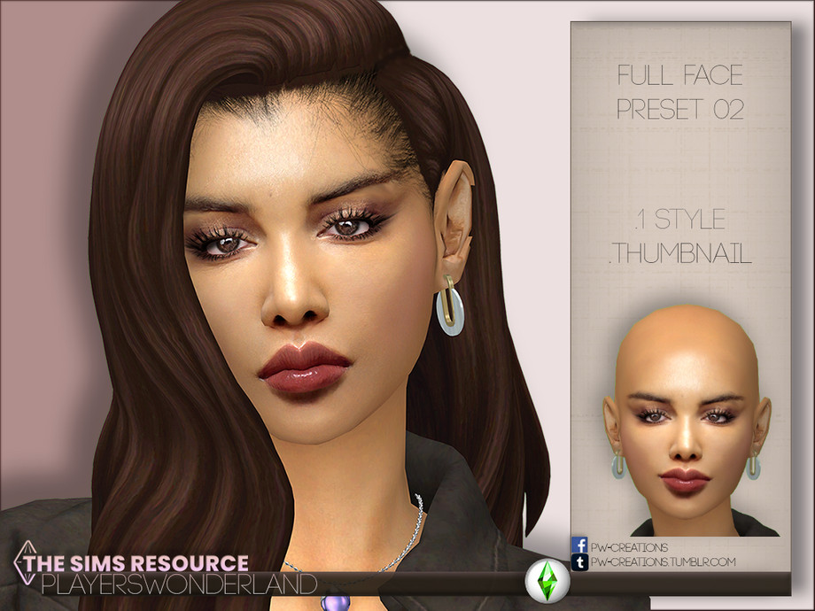 sims 4 face cc pack