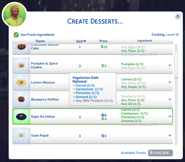 Gajar Ka Halwa New Custom Recipe by RobinKLocksley from Mod The Sims