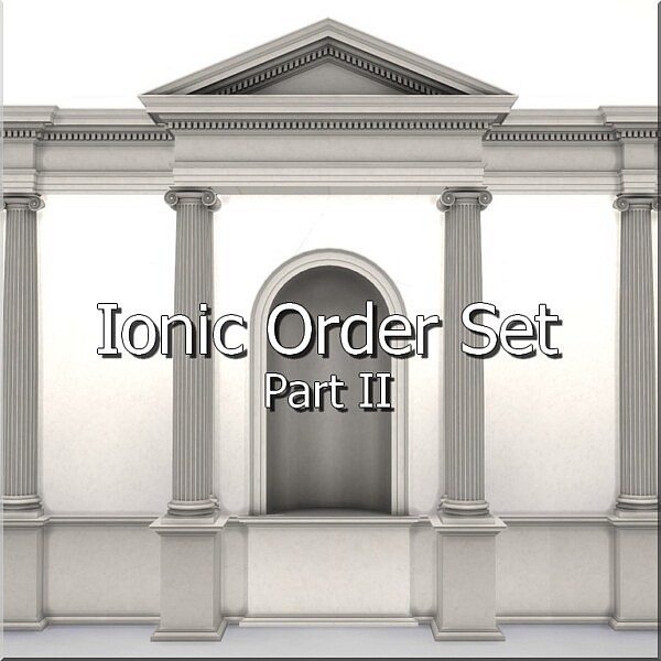 Ionic Order Set   Part II by  TheJim07 from Mod The Sims