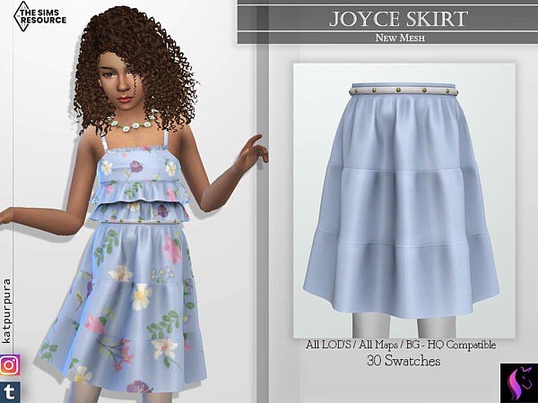 Joyce Skirt by KaTPurpura from TSR