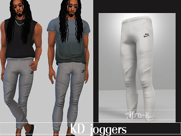 KD joggers by akaysims from TSR