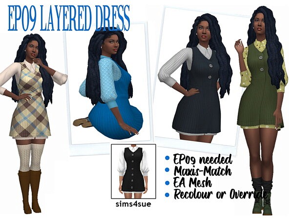 Layered Dress from Sims 4 Sue