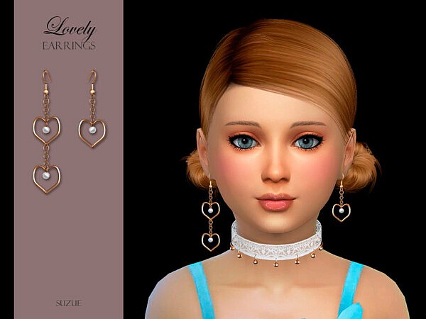 Lovely Earrings Child by Suzue from TSR