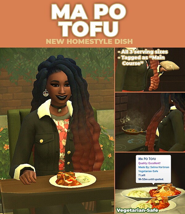 Ma Po Tofu   New Custom Recipe by RobinKLocksley from Mod The Sims
