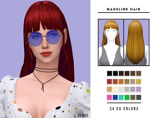 Madeline Hair by OranosTR from TSR