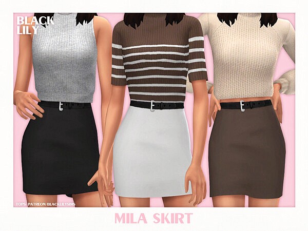 Mila Skirt by Black Lily from TSR