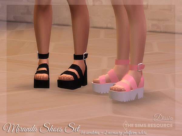 Miranda Shoes Set by Dissia from TSR