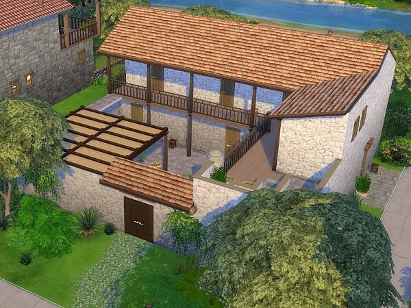 Mochlos House from KyriaTs Sims 4 World