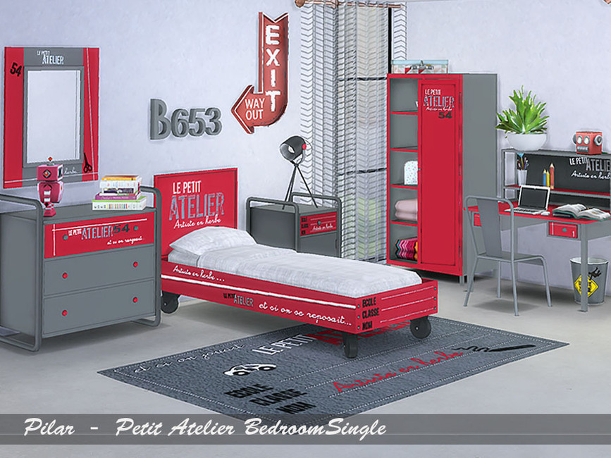 Petit Atelier Bedroom Single by Pilar from TSR