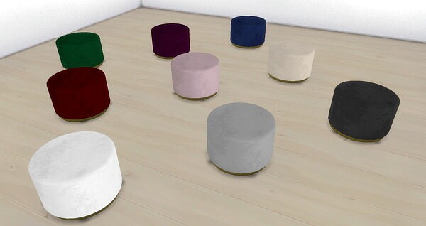 Pouffe Adore by nmatyi03 from Mod The Sims