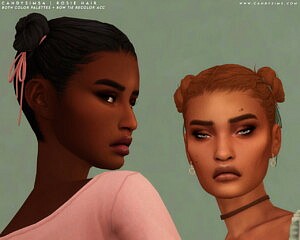 Zuri Hair - The Sims 4 Download 