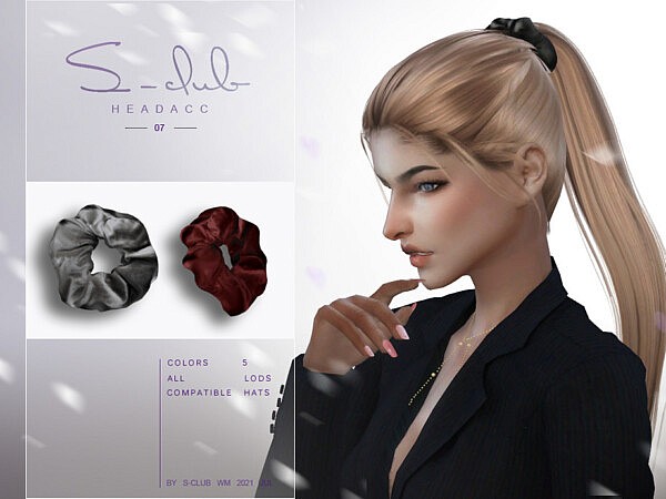 Rubber band for Ponytail hair by S Club from TSR