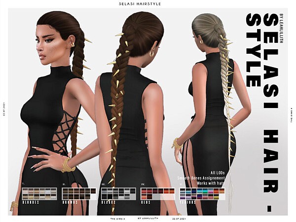 Selasi Hair by LeahLillith from TSR