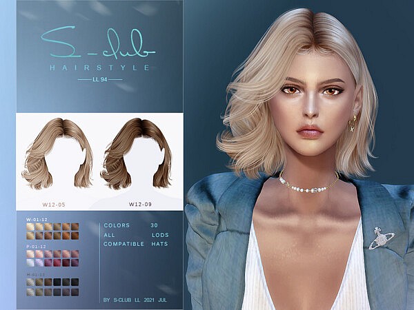 sims 4 side shaved curly hair mod
