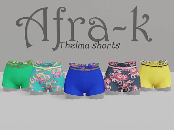 Thelma shorts by akaysims from TSR